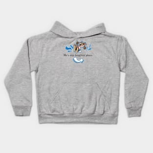 He's my laughin' place. Kids Hoodie